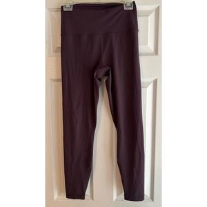 90 DEGREE by REFLEX Leggings Womens Size M Dark Purple High-Waisted Activewear